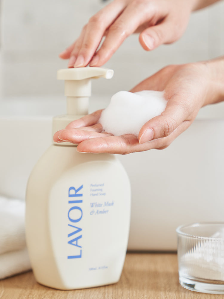 ラヴア パフューム泡ハンドソープ 500ml ホワイトムスク&アンバー