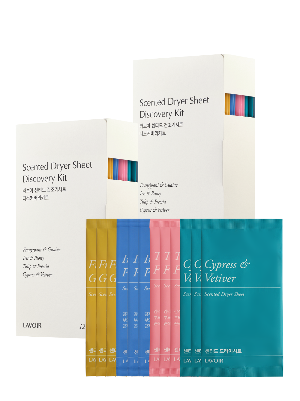 【2個セット】センテッド ドライシート ディスカバリーキット 香り4種 計16枚