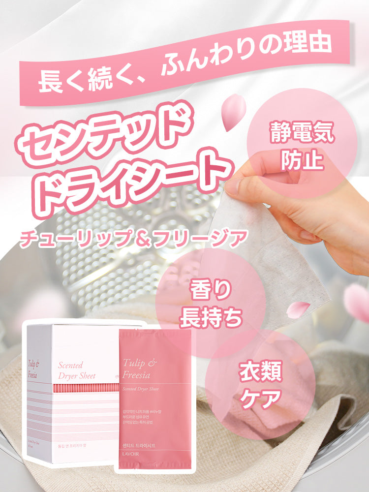 センテッド ドライシート チューリップ＆フリージア 40枚